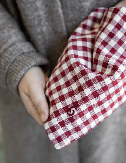 Set of 2 Red Gingham Napkins