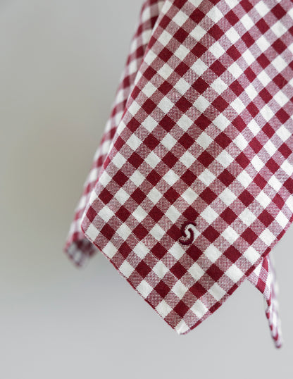 Set of 2 Red Gingham Napkins