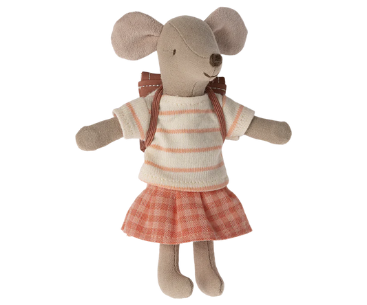 Tricycle Mouse Big Sister- Coral