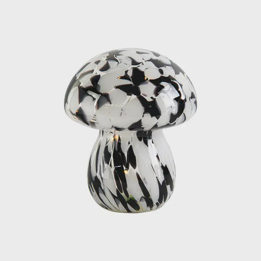 Decorative Mushroom Lamp-Black & White