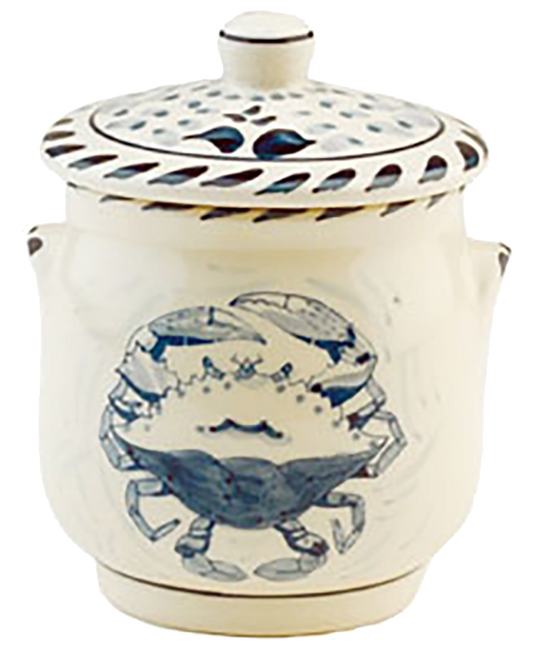 Blue Crab Sugar Jar