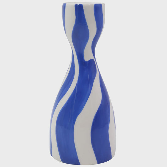 Candle Holder Nino- Bold and Blue