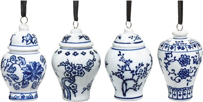 Mini Chinoiserie Ginger Jar Hanging Decoration No.1