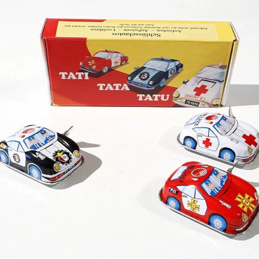 Tin Wind-Up Emergency Vehicle