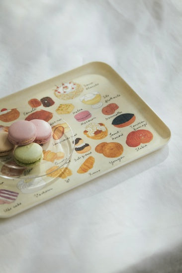 Linen Coated Tray (M) Isabelle Boinot Gateau