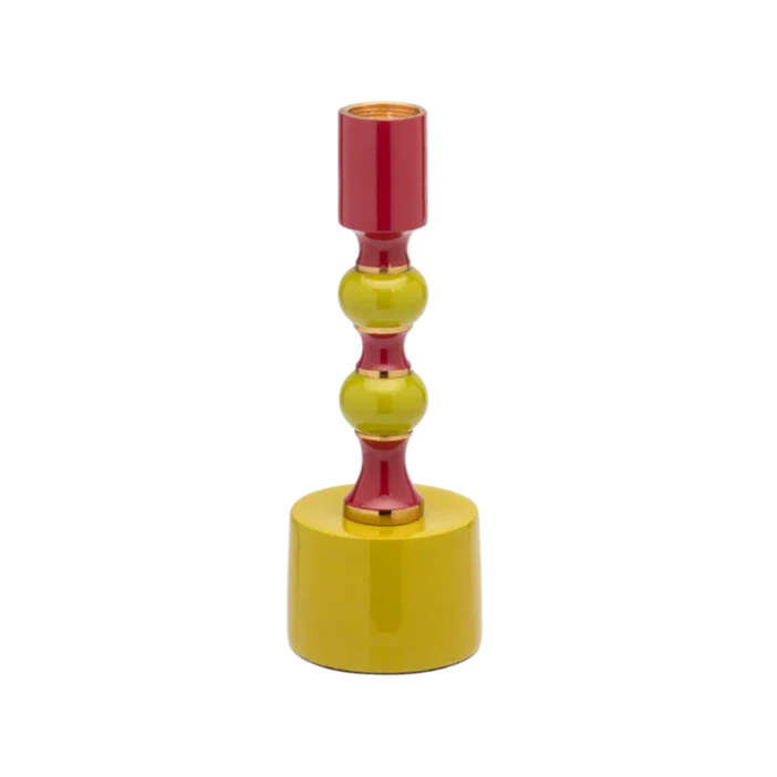 Green Richie Small Candlestick