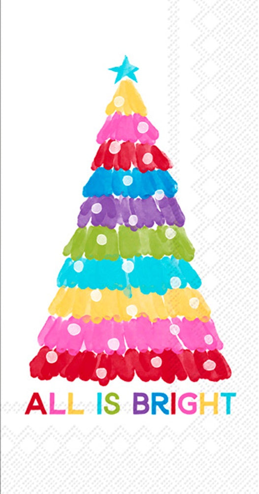 Jolly Tree Christmas Rectangular Napkins