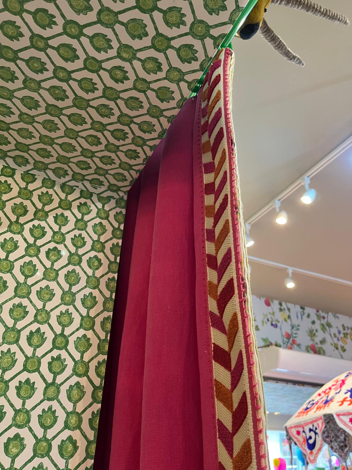 Designers Guild Curtains with Trimming Border 60% OFF