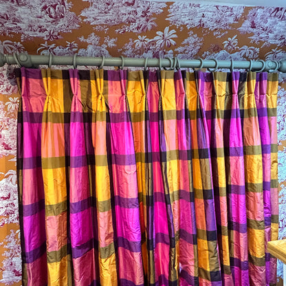 Varanasi Fuchsia Designers Guild Fabric Curtains 75% OFF