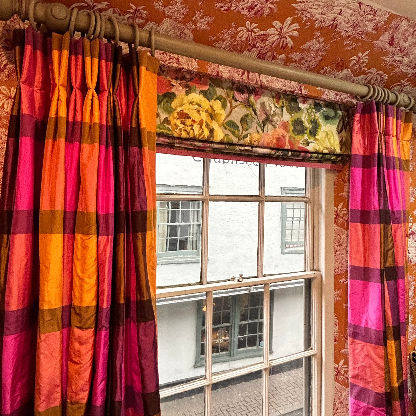 Varanasi Fuchsia Designers Guild Fabric Curtains 75% OFF