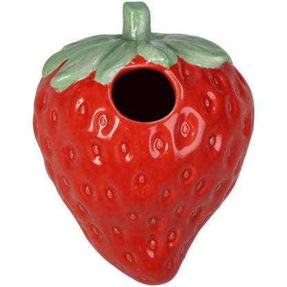 Strawberry Earthenware Vase