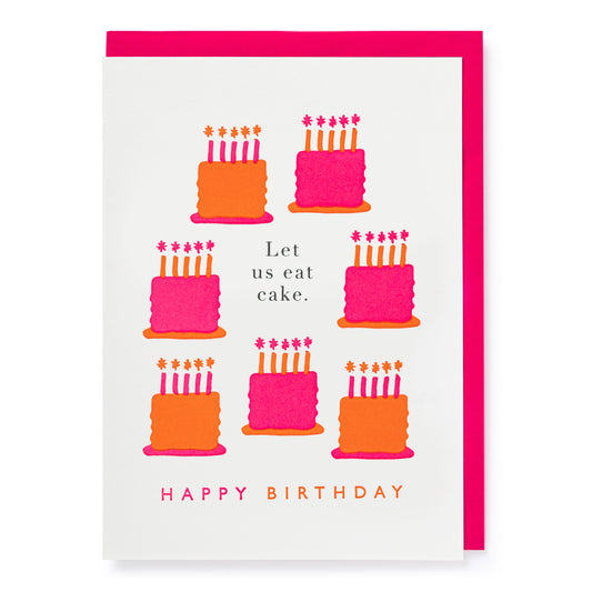 Bright Birthday Cakes Card