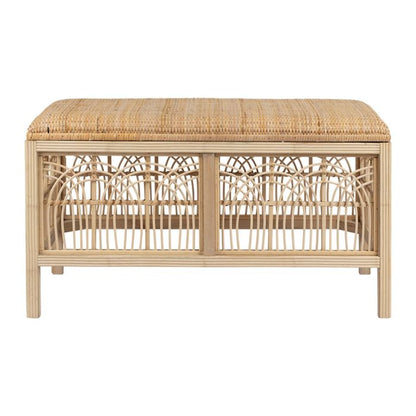 Natural Rattan Bench