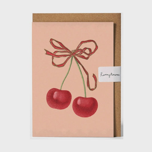 Greetings Card - Cherries