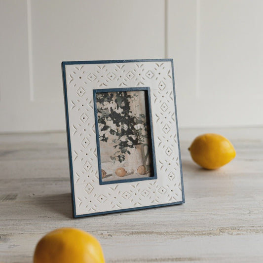 Penelope Blue and Cream Frame