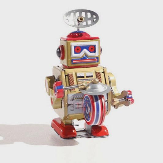 Tin Wind-Up Robot Big Band