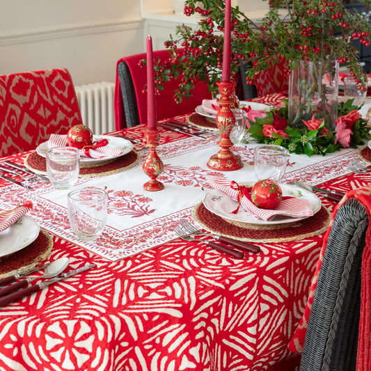 Malaika Berry Applique Tablecloth 150x220cm