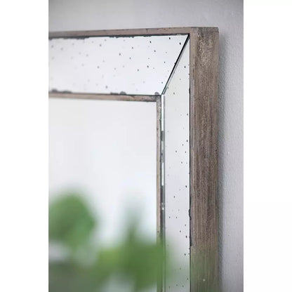 Rectangle Vintage Style Glass Frame Mirror- Small