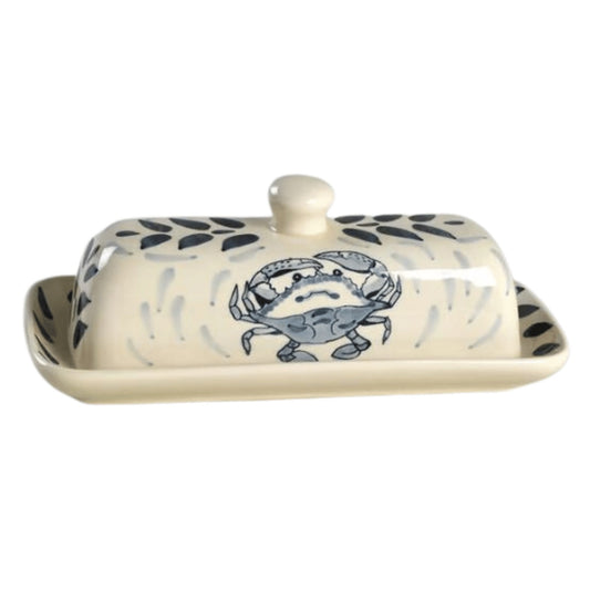 Blue Crab Butter Dish