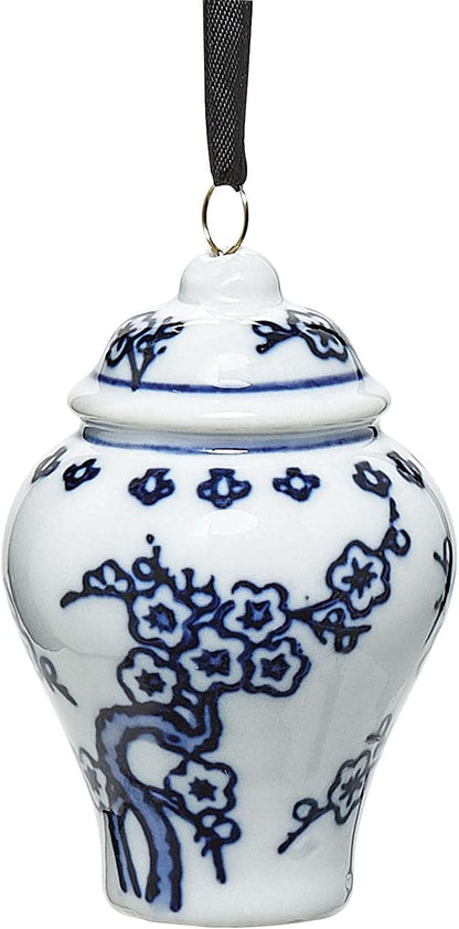 Mini Chinoiserie Ginger Jar Hanging Decoration No.1