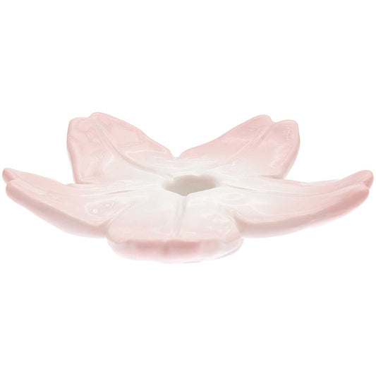 Porcelain Candle Holder, Large Cherry Blossom