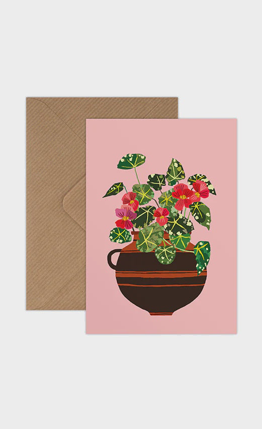 Begonia Card